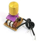 uxcell Table Lamp Full Range Dimmer Gold Tone Rotary Switch 2 Wire Connector