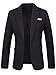 GARSEBO Men's Casual Dress Suit Slim Fit Stylish Blazer Coats Jackets