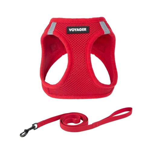 Voyager Step-in Air Cat Harness & Leash Set - Red, M