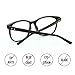 Cyxus Blue Light Filter Computer Glasses (Transparent Lens), Anti Eye Fatigue Better Sleep Unisex Eyewear (Black)