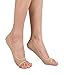 Women's Cotton Shoe Liner No-show Socks (One Size : Regular, Open Toe 3Pair)