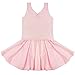 YiZYiF Girls Gymnastics Dance Dress Kids Ballet Tutu Leotard Chiffon Skirt Pink 3-4