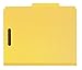 Smead 100% Recycled Pressboard Classification File Folder, 2 Dividers, 2
