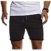 Leif Nelson LN8316 Korte sportbroek voor heren, voor vrije tijd, sport, joggingshorts, korte trainingsbroek, slimfit…
