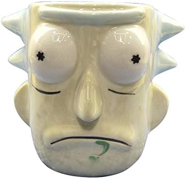 AIKEMI 3D Rick and Morty Coffee Mugs Cartoon Mark Ceramic Cups Creative Valentine's Day Gifts