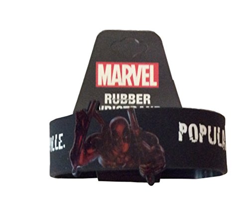 Marvel Deadpool Welcome to Loserville PVC Rubber Wristband Costume Accessory