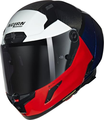 Nolan X-804 RS Ultra Carbon Blocco Helmet, red/blue, 2XL (64)