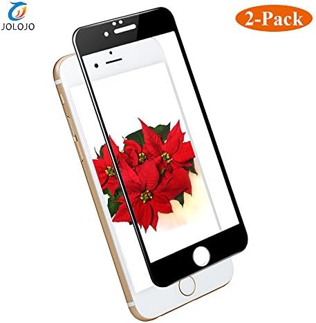 JOLOJO iPhone 6 Plus Screen Protector [2 Pack] Premium [99% Coverage] Double Defense Super Shatter Proof [Case Friendly] [Easy Application] Tempered Glass Protector for iPhone 6S Plus - [Upgrade]