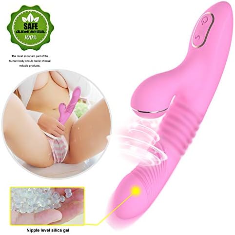 jiyougsi Wireless Waterproof Handheld Wand Massager with Heating Mode - Medical Silicone,USB Rechargeable,Powerful but Quiet