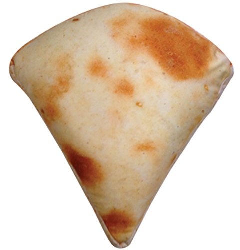 iscream Snack Shack Photoreal Pizza Slice Shaped 17" x 17" Microbead Accent Pillow