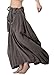 Outline Women's Vintage Linen Cotton Harem Pants Baggy Bohemian Wide Leg Pants