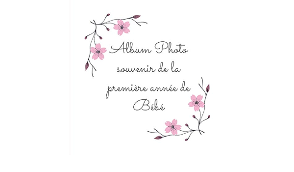 Album Photo Souvenir De La Premiere Annee De Bebe Album Photo Pour Bebe Avec Une Photo A Coller Chaque Mois Durant Les 12 Premiers Mois French Edition Chauveau Samantha Amazon Com Books