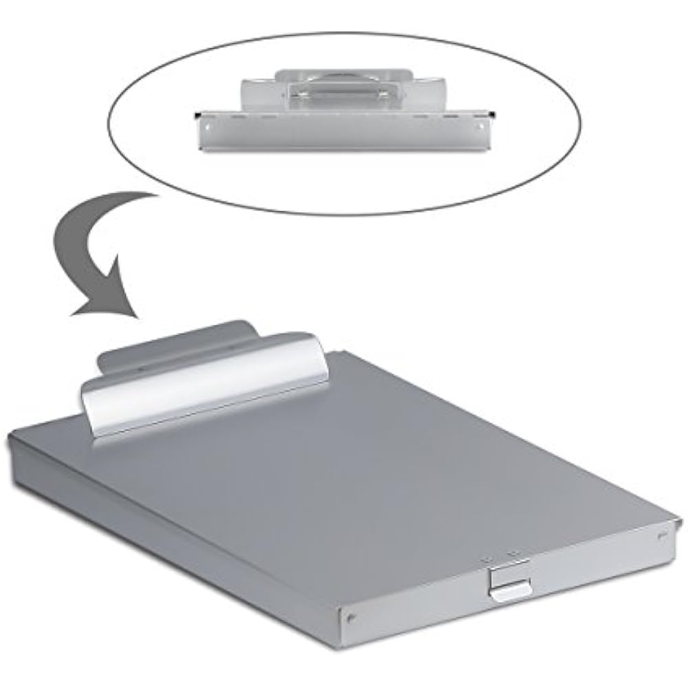 Metal Clipboards Clipboard With Storage Form Holder Portfolio Aluminum