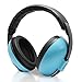 Noise Cancelling Baby Ear Protection Baby Earmuffs ~ Protect Infants and Kids Hearing with Safe, Sound Proof Baby Ear Muffs ~ Comfort Fit + Bonus Travel Bag and Stickers by ROMS Baby (Blue)