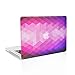Unik Case Gradient Ombre Triangular Galore Light Beam Purple Graphic Ultra Slim Rubberized Hard Case Cover for Macbook Pro 13