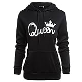 Fenghuo Couple Matching King Queen Long Sleeve Hoodies