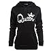 Fenghuo Couple Matching King Queen Long Sleeve Hoodies