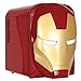 Marvel Ironman Thermo-Electric Mini Fridge Cooler, Red/Gold, 4 L