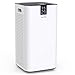 Inofia Air Purifier with True HEPA Air Filter, Wi-Fi Intelligent Control, Air Cleaner for Large Room, for Spaces Up to 1300 Sq Ft, Perfect for Home/Office with 2 Filters (White.)