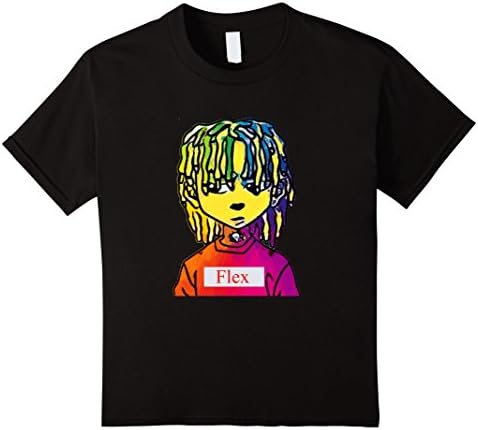 Kids Rapper Hip Hop Cartoon Shirt - Funny Design Shirt 12 Black