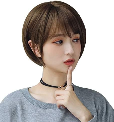Amazon Co Jp ウィッグ ボブ ショート フルウィッグ かつら 女性用 レディーズ ストレート 人気 定番 ショートボブ 自然 医療用 小顔 原宿系 ぱっつん前髪 日常 耐熱 夏用 調整可能 通気性抜群 ふんわり ビューティー