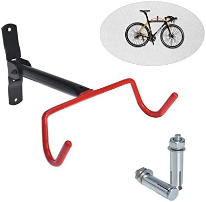 Auwey Bike Wall Mount Rack Storage Hanger Foldable Bicycle Holder Hook Bicycle Bike Rack Storage