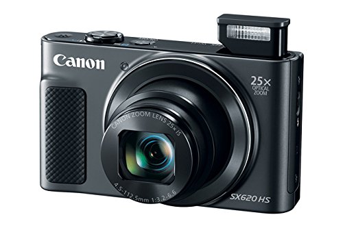 Canon-PowerShot-SX620-HS-Digital-Camera-Black-25x-Optical-Zoom-32GB-SD-Spare-Battery-Complete-DigitalAndMore-Free-Accessory-Bundle