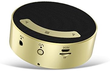 Wireless Touch Bluetooth Speaker, BOOMER VIVI Wireless Bluetooth3.0 Speaker Sensitive Touch Enhanced Bass With Clear Sound With AUX/TF Cards For iPhone 6/6s/6s/7 Plus iPad/iPod(Gold)