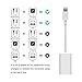 Lightning Cable Splitter,iphone Dual Charger And Headphone jack,iphone Charger Splitter,[2018UPGRADED],KXFTOP,iPhone7/8/X Adapter Splitter,Dual Lightning,iphone Dongle Splitter