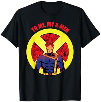 Amazon.com: Marvel X-Men Cyclops Retro Neon Triangle Graphic T