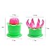 BESTONZON Steamed Stuffed Bun Making Mold Pastry Pie Steam Bun Dumpling Maker Mould Cooking Tool Sets (Green)