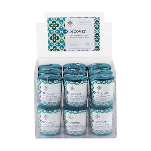 Root Candles Seeking Balance Spa Candle Aromatherapy Candles, Votives, 18-Count…