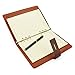EsOffice Leather Notebook, A5 Refillable Journal, Vintage Writing Notebook Diary with Buckle Closure/Card Holder/Pen Loop,180 Sheets/ 90 Lined Beige Pages, 5.8 x 8.2 inches/A5 Size, Brown