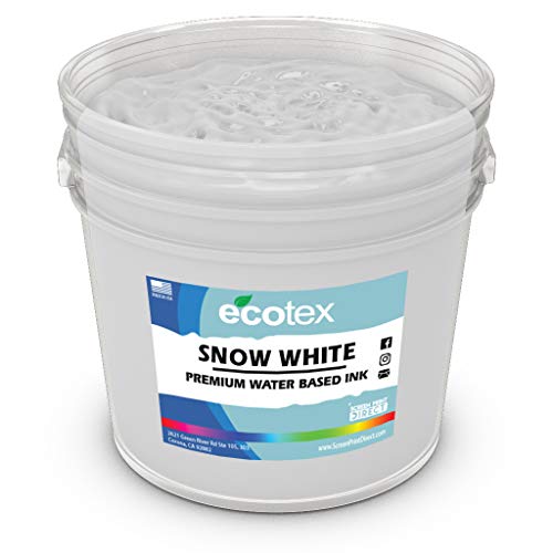 image for Screen Print Direct Ecotex Snow White Water Based Ink for Screen Print