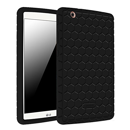 Fintie LG G Pad X 8.0 / G Pad III 8.0 Case - [Anti Slip] Shock Proof Silicone Protective Cover [Kids Friendly] for LG G Pad X 8.0 T-Mobile (V521) / AT&T (V520) / LG G Pad III 8.0 (V525), Black