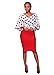 Women's Elegant V Neck Wrap Long Puff Sleeve Polka Dots Blouse Shirt Tops with Belt White, X-Large