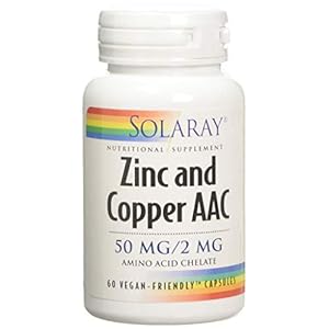 Solaray Zinc and Copper AAC | 60 VegCaps