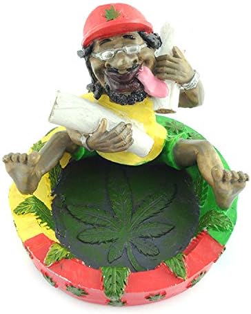 KKONION Car Ashtray Free Style Bob Marley Shape Fashion Personalized Resin