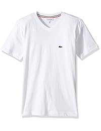 Camiseta de algodón con cuello en V para niño de Lacoste