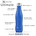 Ezisoul Ultimate Kids Vacuum Insulated Stainless Steel Water Bottle-Leak Proof and Sweat Free, No BPA or Toxins-13oz- KEEP THEM HYDRATED.
