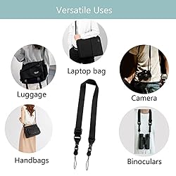 2 Pack Adjustable Shoulder Strap:Comfortable for