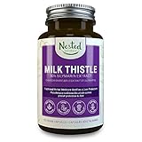 MILK THISTLE 250 mg | 120 Capsules | Pure Seed Extract - 80% Silymarin Standardized Quality | High Potency Liver Care, Detox and Cleanse Support for Men & Women | Vegan Herb Supplement | Non GMO Pills