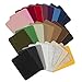 Iron On Patches for Clothes, DIY Patch, and Crafts. 26 Pieces, 4 in X 6 in (22 Solid Colors + 4 Glitter Bonus Pieces) Great for Repairs for Pants, Jeans, Shirts and Clothing by Hoppin Crafts