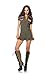Leg Avenue Women's Top Gun Flight Zipper Front Dress Costume