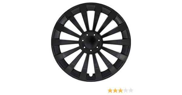 Albrecht Automotive 26236 Tapacubos Meridian Black 16 Pulgadas, 1 Juego