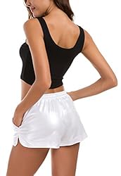 Women's Metallic Shorts Sparkly Hot Outfit Shiny