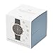 Skagen Women's Hald Stainless Steel and Leather Hybrid Smartwatch, Color: Rose Gold-Tone, Gray SKT1207