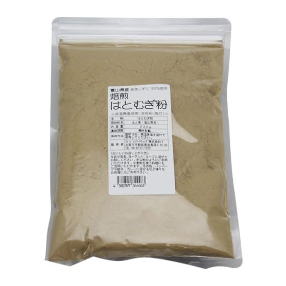 ヨクイニン 富山産 焙煎 全粒粉 はとむぎ粉 330g商品画像