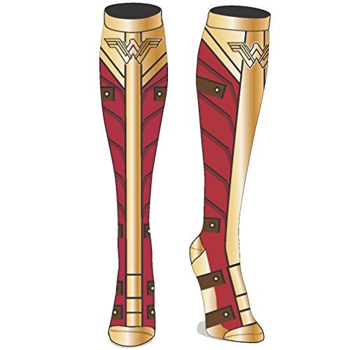 DC Comics Wonder Woman Movie Costume Sublimated Knee High Socks