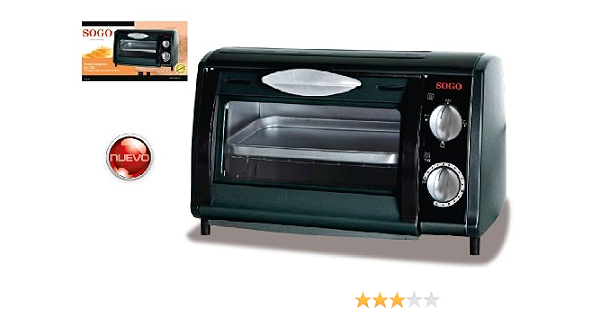 Sogo Mini Horno Grill - 8 L - 700 W : Amazon.es: Hogar y cocina